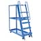 Vestil Steel High Frame Cart W/ Mold On Rubber Casters, 56-1/8" x 21-7/8" x 73-1/16", 1000 Lb Cap, Blue SPS-HF-2252 - alternate 1